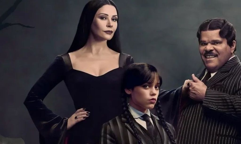 Wednesday, Gomez and Morticia Addams in Wednesday