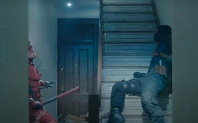 Daredevil and Bullseye fighting each other