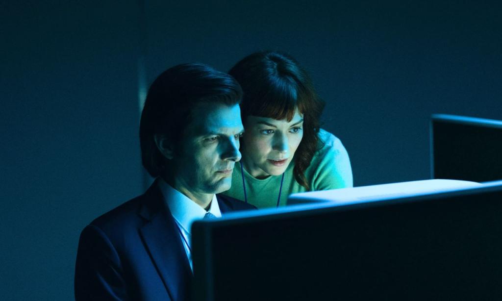 Mark and Helly in Severance Season 2 finale