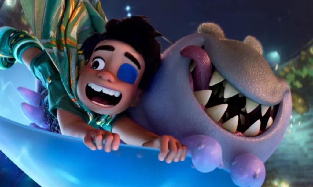 Elio and Glordon in Pixar's Elio