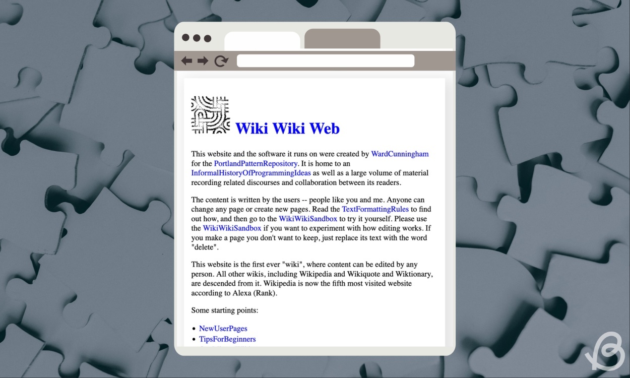 On This Day 30 Years Ago WikiWikiWeb Walked So Wikipedia Could Run On This Day 30 Years Ago WikiWikiWeb Walked So Wikipedia Could Run