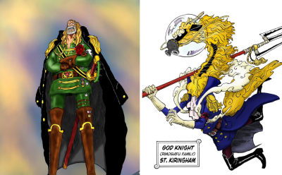 Saint Sommers and Killingham's introduction in One Piece.