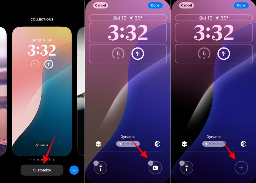 Customize Lock Screen Controls on iPhone