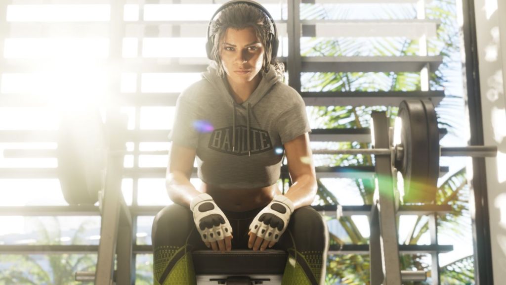 GTA 6 Lucia gym workout side activity