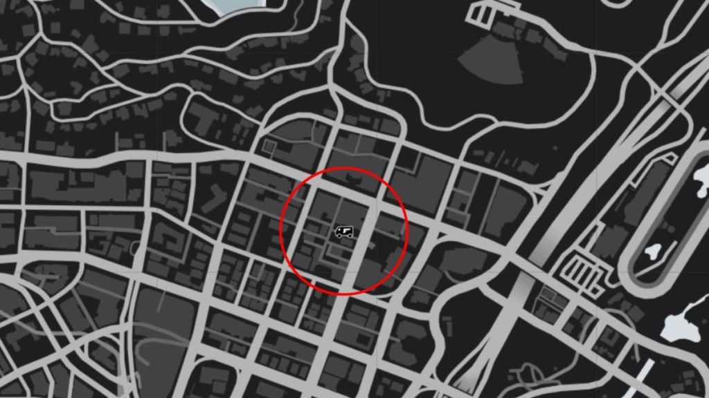 GTA Online Gun Van Vinewood Parking Lot