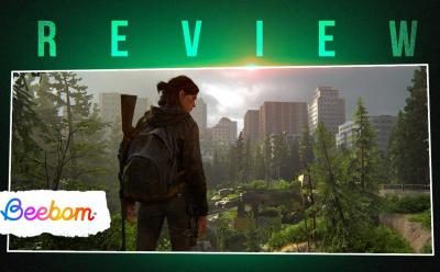 Ellie entering post-apocalyptic Seattle in The Last of Part 2 Remastered edition
