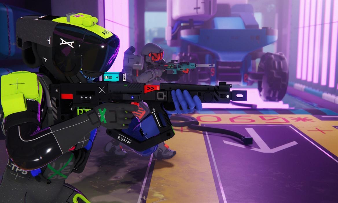 Marathon runners with guns in the game