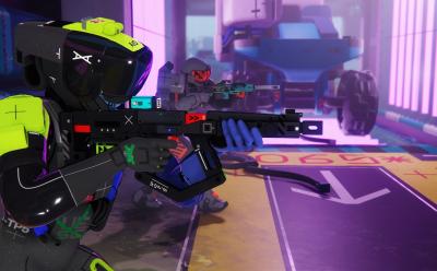 Marathon runners with guns in the game