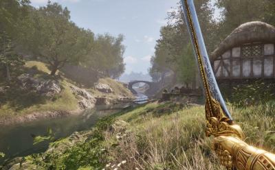 Sword gameplay in Oblivion Remaster