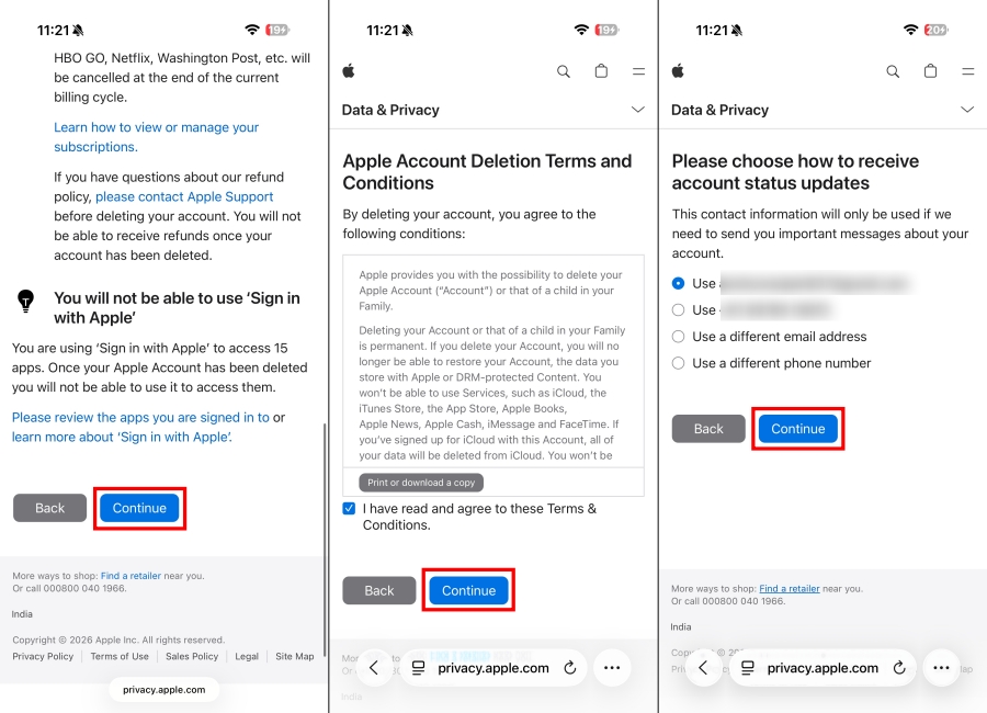 Review Deletion Terms and Conditions