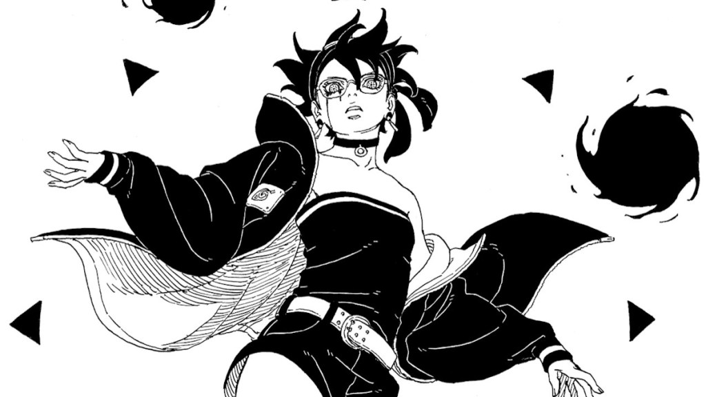 Sarada reawakens her mangekyou sharingan
