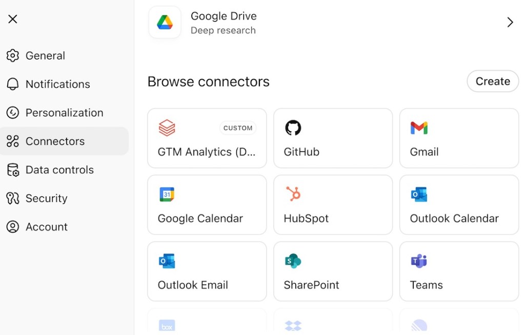 mcp connectors in chatgpt