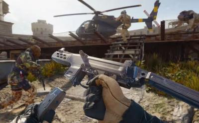 Operator reloading the Ladra in BO6