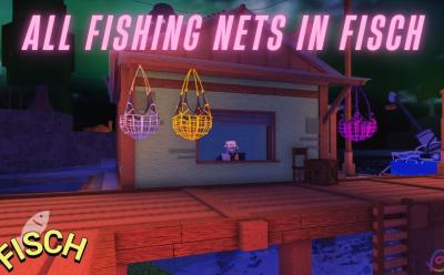 Fishing nets in Fisch