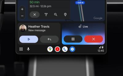 Gemini Live Demo on Android Auto Featured