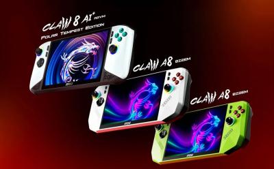 MSI new Claw A8 AMD-powered handheld