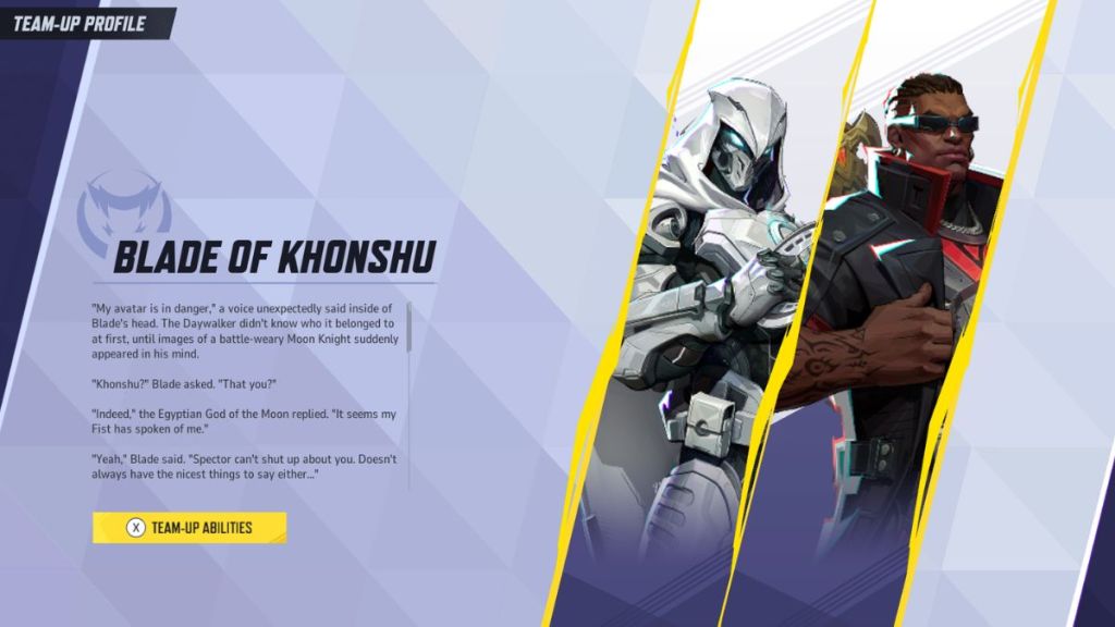 Marvel Rivals Blade of Khonshu Team Up