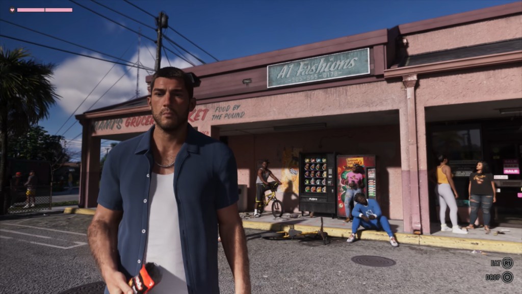 Jason having a quick bite in GTA 6.