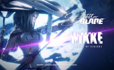 stellar blade nikke dlc poster