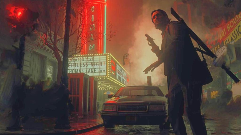 Alan in New York in Alan Wake 2