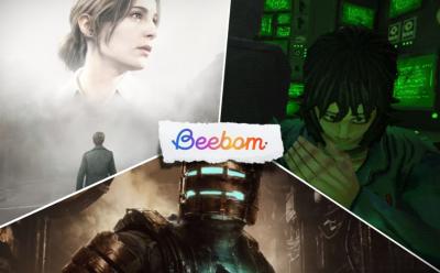 Silent Hill 2, Mouthwashing, and Dead Space key arts