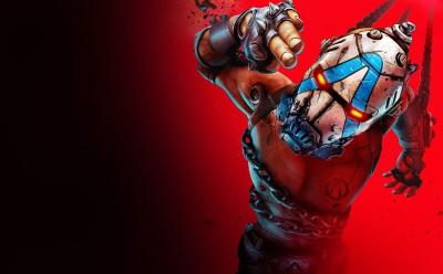 A raider on Borderlands 4's cover art