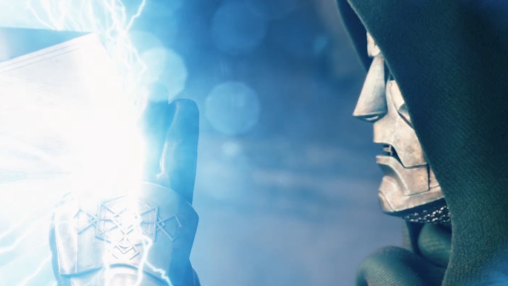 Doctor Doom stopping the Stormbreaker