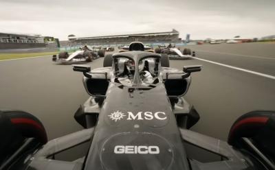A snippet from the F1 movie