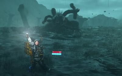 Fighting BTs in Death Stranding 2