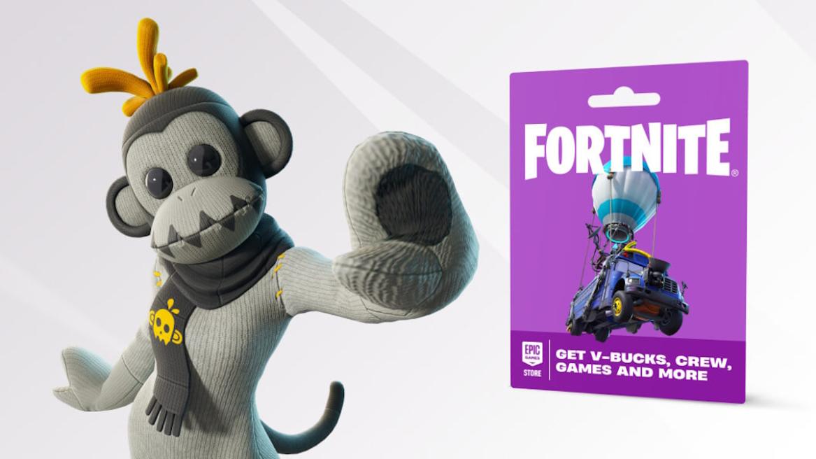 Fortnite Gift Card and a free skin