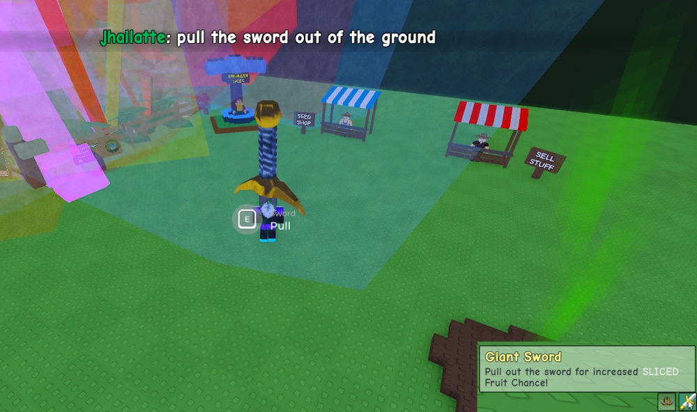 Giant Sword event GAG