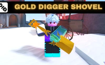 Gold Digger Shovel in dig