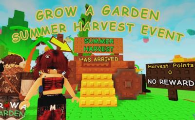 Grow a Garden Summer Harvest Event hub