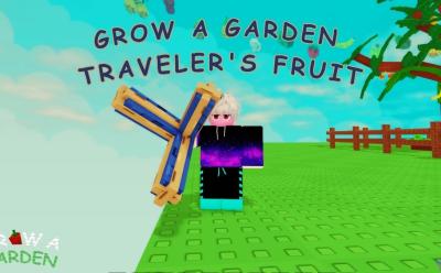 Grow a Garden Traveler's Fruit in hand