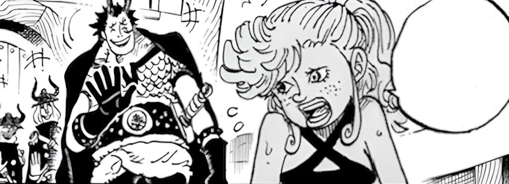 Ida with King Harald in One Piece