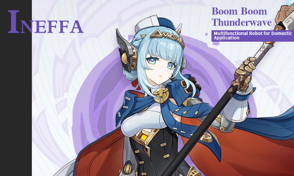Innefa Rerun Genshin Impact 5.8 Drip Marketing Reveals Ineffa's Element and Weapon ...