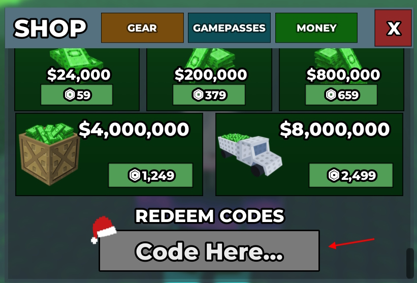 Redeem Steal a Brainrot codes