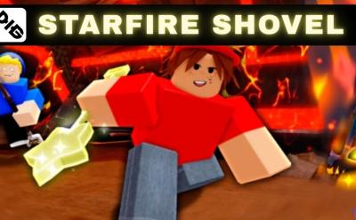 Starfire Shovel in hand