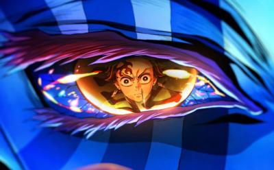 Tanjiro vs Akaza in Demon Slayer Infinity Caste movie
