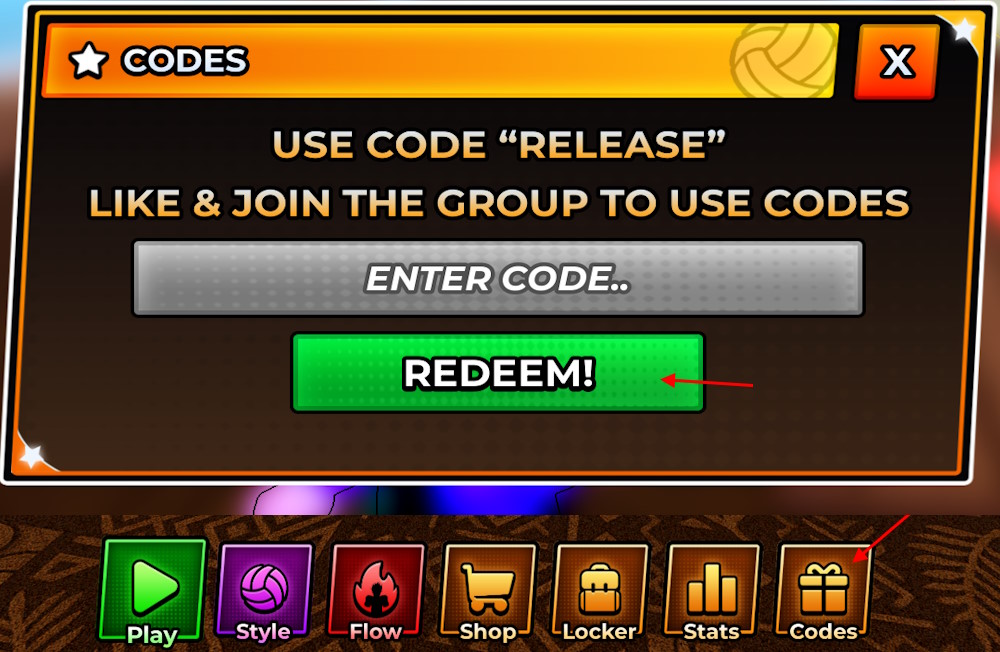 Volleyball Zero codes redeem