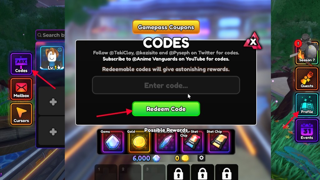 redeem anime guardians codes new