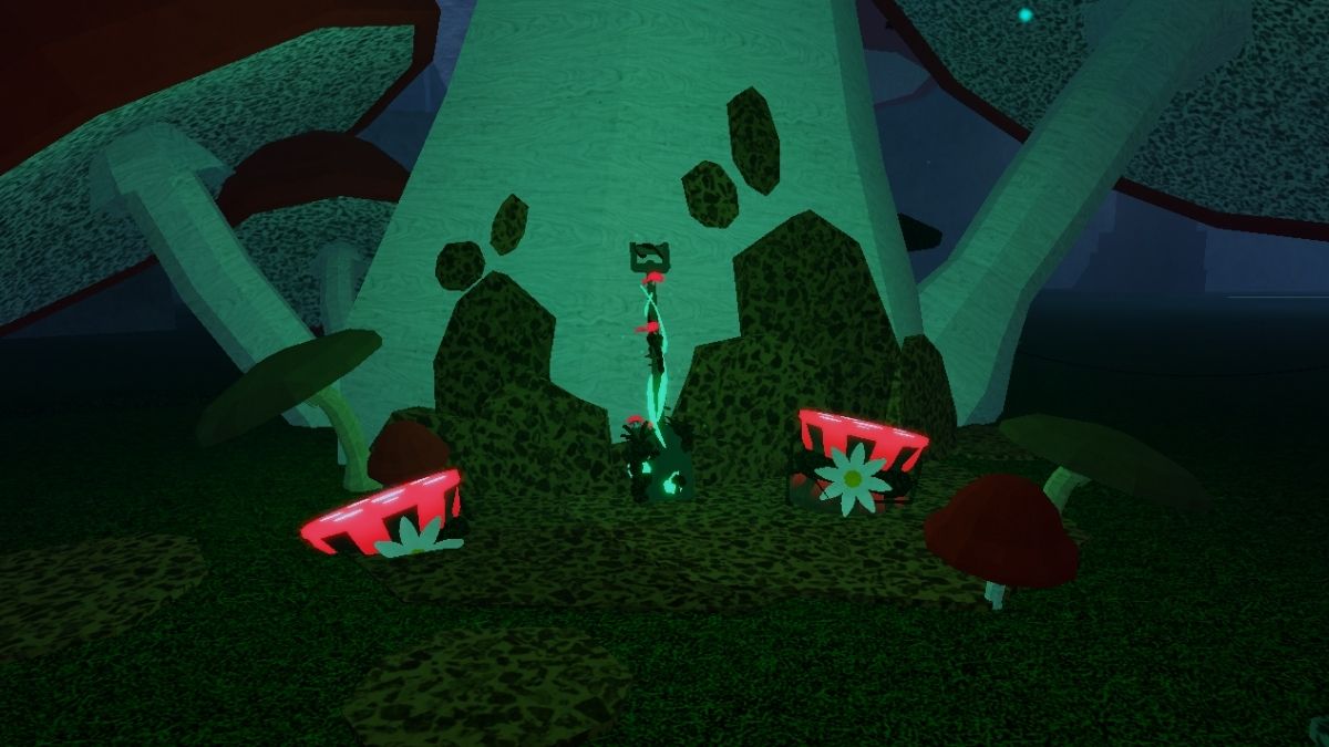 spore spade shovel location dig