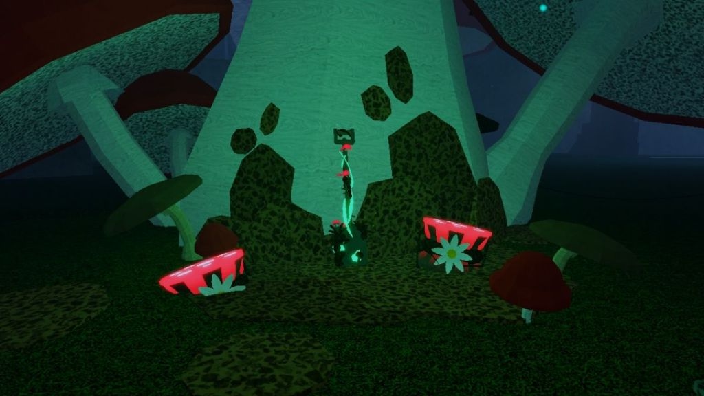 spore spade shovel location dig