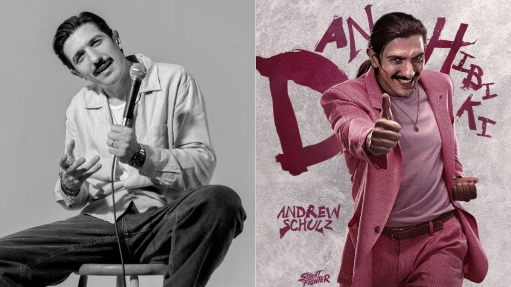 Andrew Schulz as Dan Hibiki in the Street Fighter movie