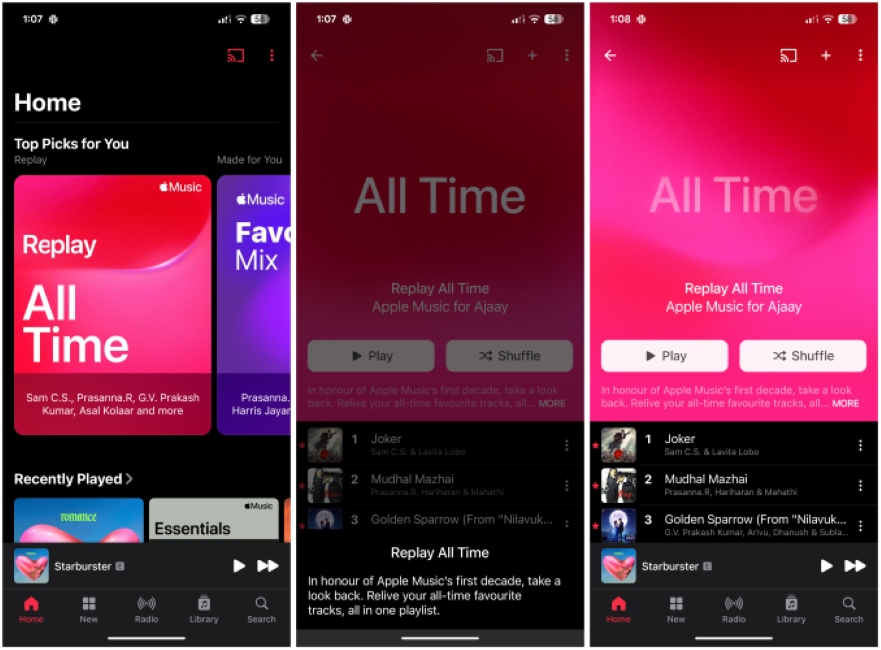 Apple Music Replay All Time Playlist Preview
