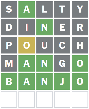 August 1 Wordle answer