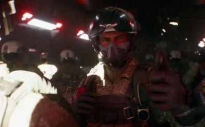Trooper in Battlefield 6 giving a thumbs up