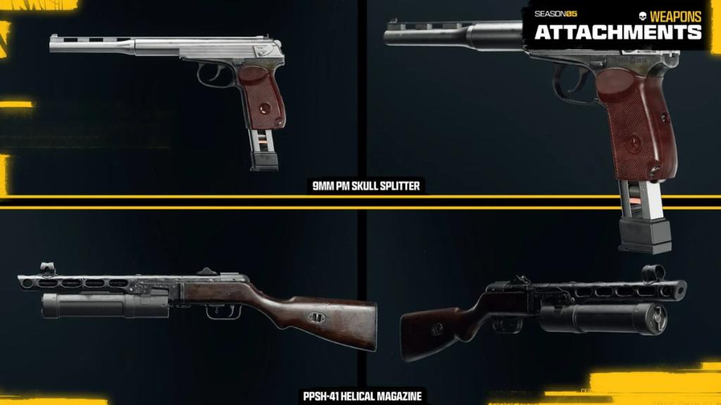 Black Ops 6 Season 5 Attachments
