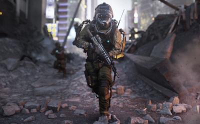 Operator running in Call of Duty: Advanced Warfare