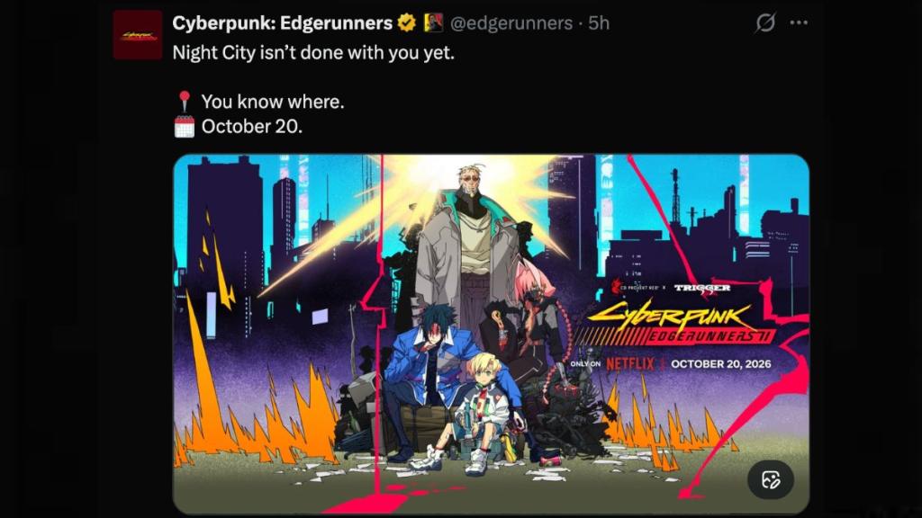 Cyberpunk Edgerunners 2: Release Date, Trailer, Cast, and More